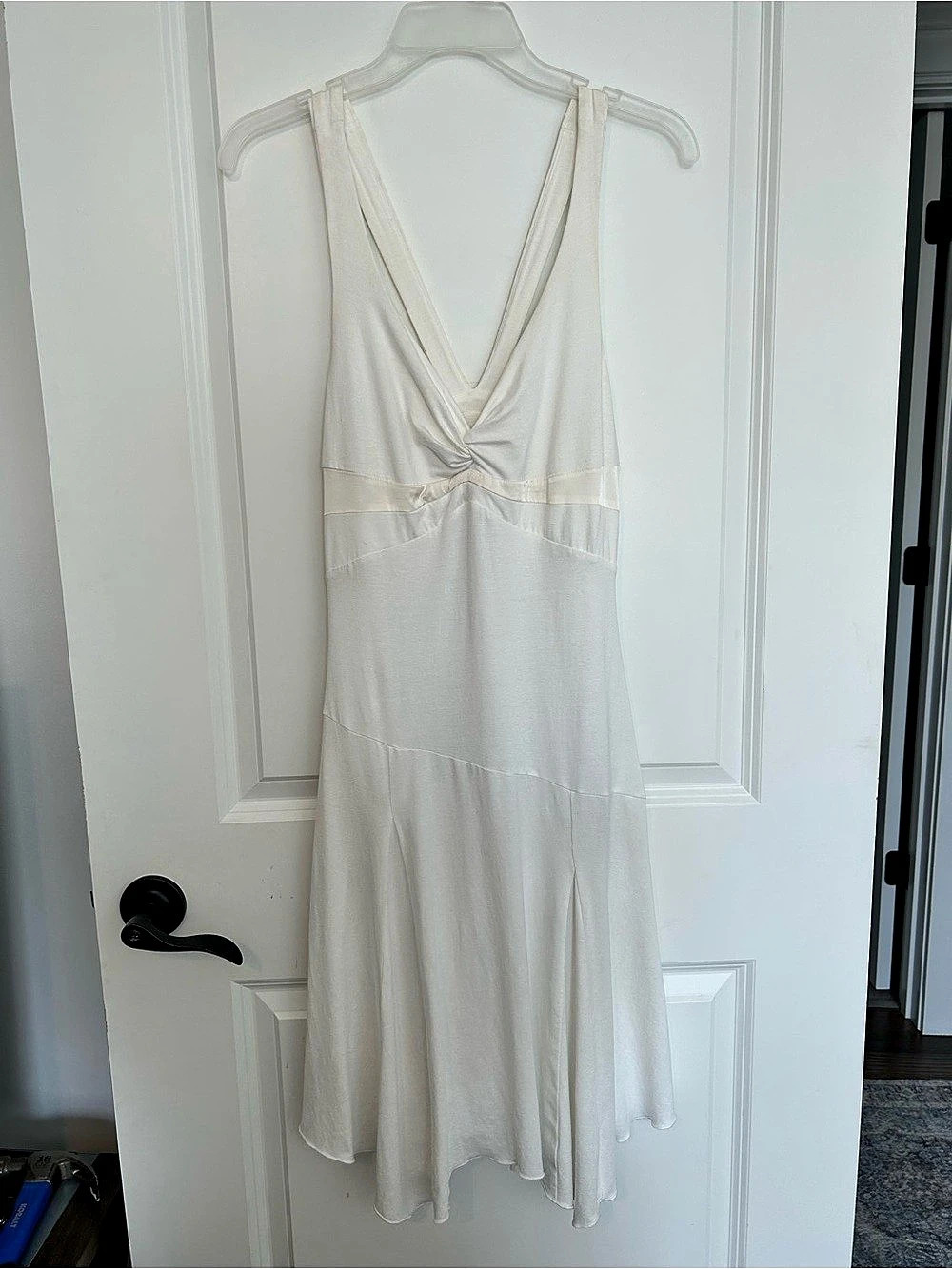 Y2K bebe White Maxi Dress Size Medium